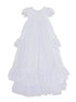 Baby Girls White Lucy Christening Gown Newborn-24M - SophiasStyle.com